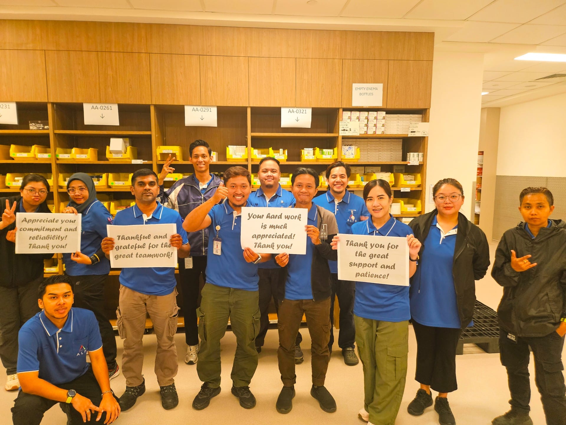 Image of ALPS staff celebrating Procurement & Supply Chain Day